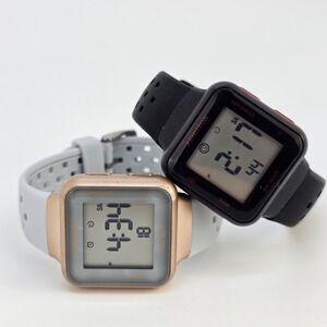 2X Armitron Digital Women Sport Watch 32MM Multicolor Case Plastic Bands Working
